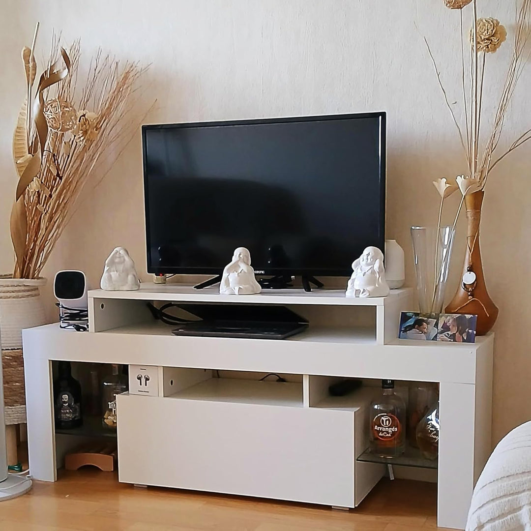 Monitorständer Holz, ergonomische Monitorerhöhung für Schreibtisch, passend für PC, Laptop und TV,Sc
