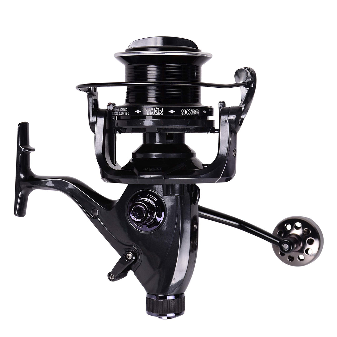 HiUmi Carp Fishing Reels 8000 9000 10000 Bait Runner Big Free Runner Double Brake Feeder 12+1 Ball B