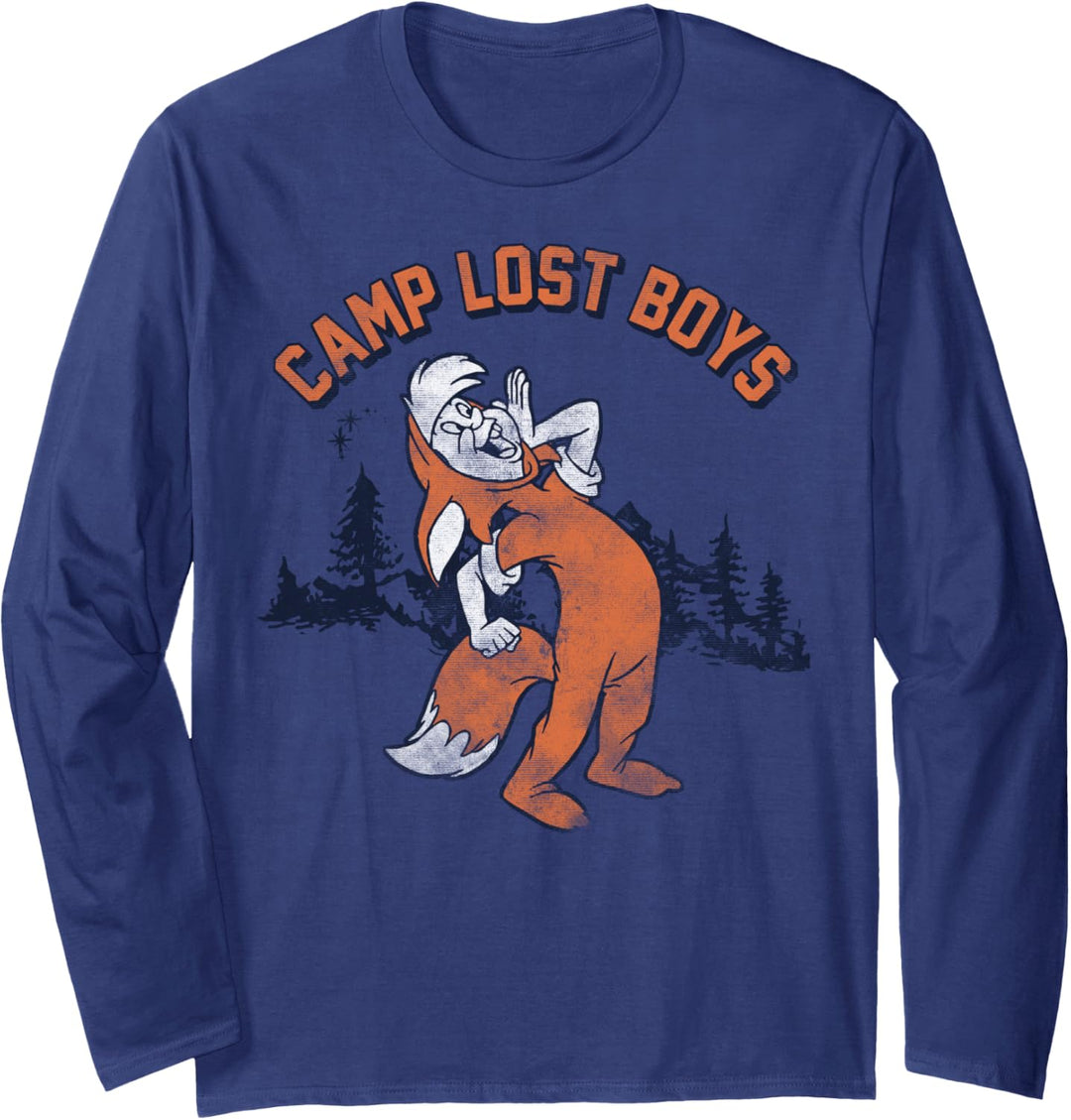 Disney Peter Pan Fox Slightly Camp Lost Boys Langarmshirt