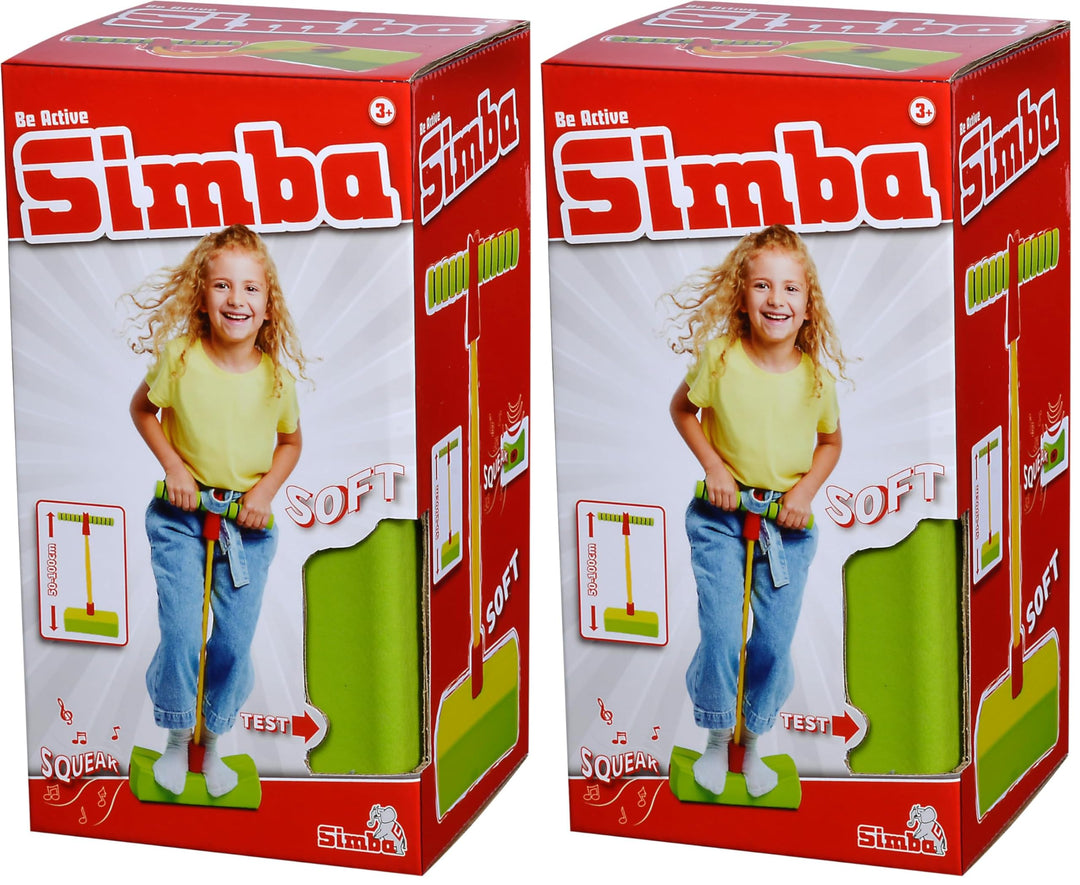 Simba 107306087 - Pogo Jumper, extra weiche Sprungplattform, Springen, Hüpfen, Stelzen, Gartenspielz