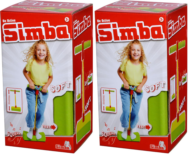 Simba 107306087 - Pogo Jumper, extra weiche Sprungplattform, Springen, Hüpfen, Stelzen, Gartenspielz