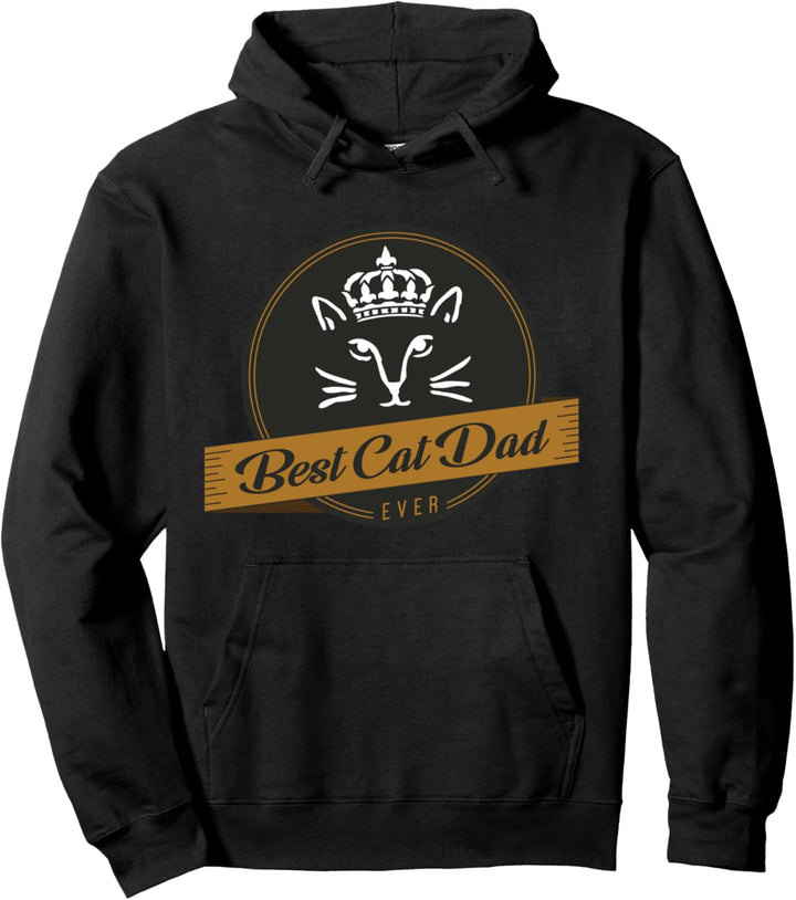 Beste Katze Dad Ever Kitty Meow Haustier Tier Vatertag Katze Pullover Hoodie
