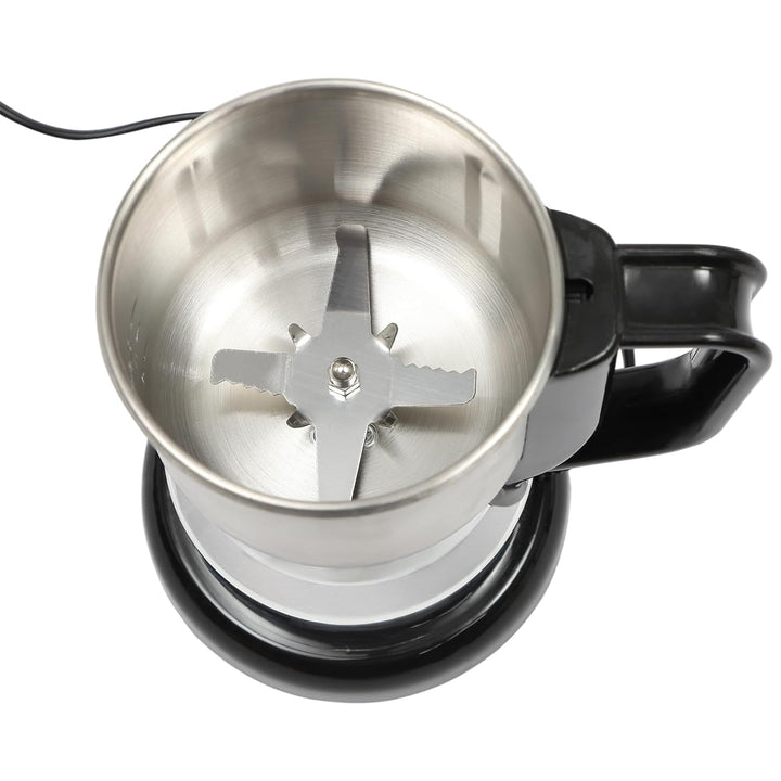 Kaffeemühle Elektrisch 300W Kaffeemühle, 22000U/m Gewürzmühle Edelstahl mit Pinsel & Löffel, 500ml K
