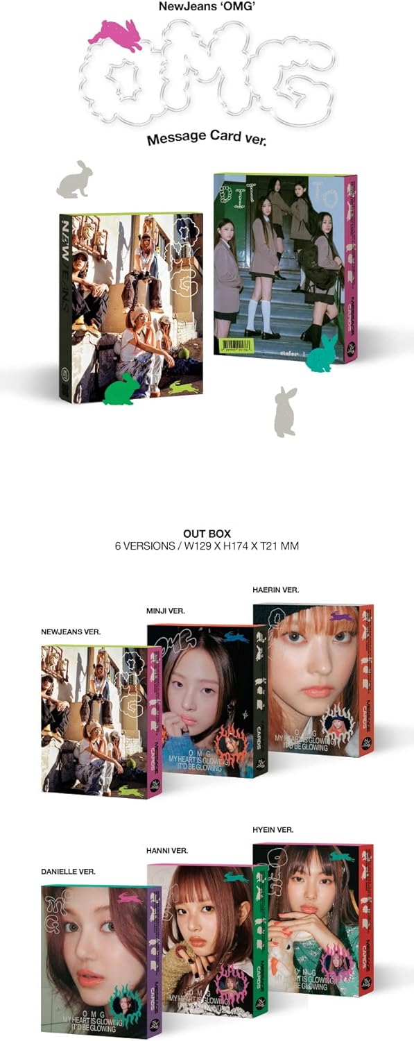 NewJeans - OMG [Message Card ver.] 1st Single Album+Store Gift (DANIELLE ver.), Danielle Ver.