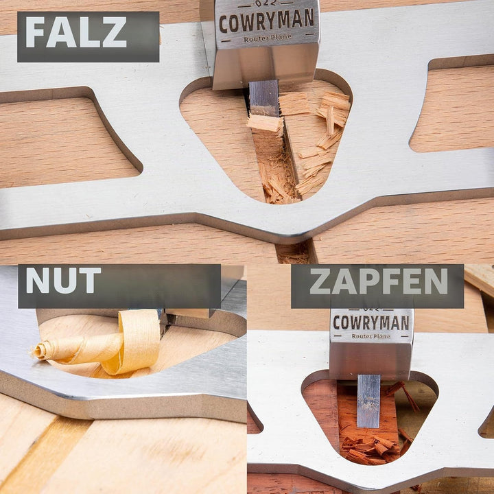 Cowryman Router Hobel Handheld Holzbearbeitung Werkzeug R022 Hobel