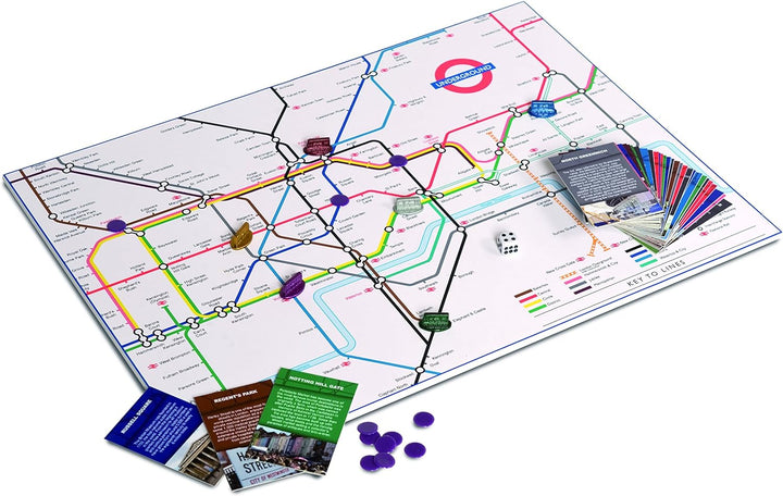 IDEAL, The London Board Game: The Classic Race Game Through London's Underground!, Classic Board Gam
