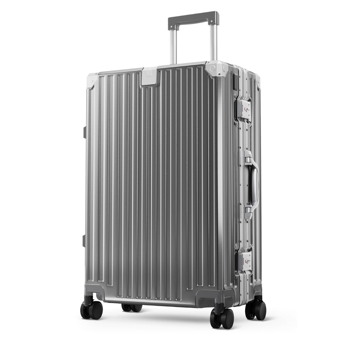 ALPHA CAMP Koffer Polycarbonat L Reisekoffer TSA Schloss Hartschalenkoffer mit Rollen 44x26.4x65.8cm