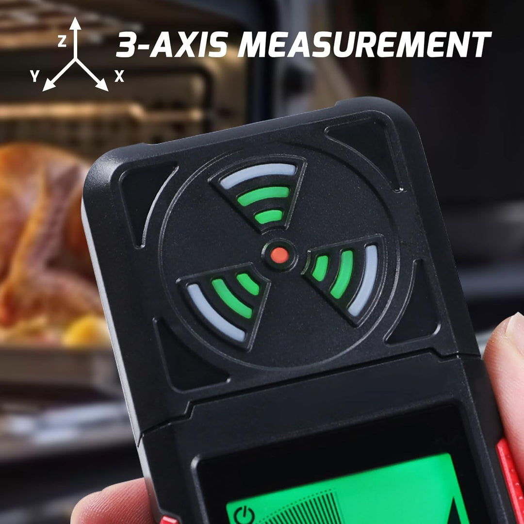 EMF Messgerät Strahlungsdetektor Digitaler Elektromagnetische Felder Handgehaltener EF/MF/RF Elektro