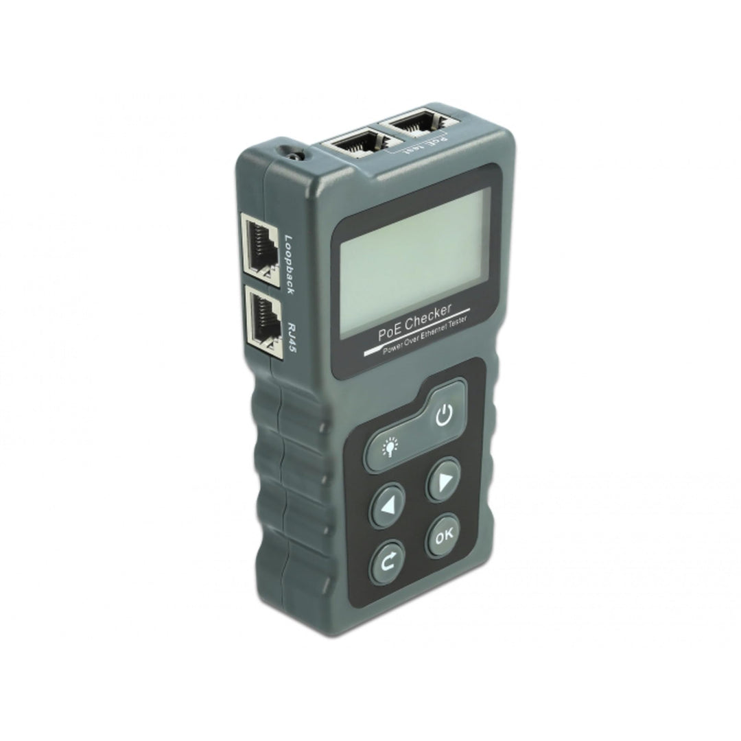 Delock LCD Kabeltester RJ45 / PoE/DC