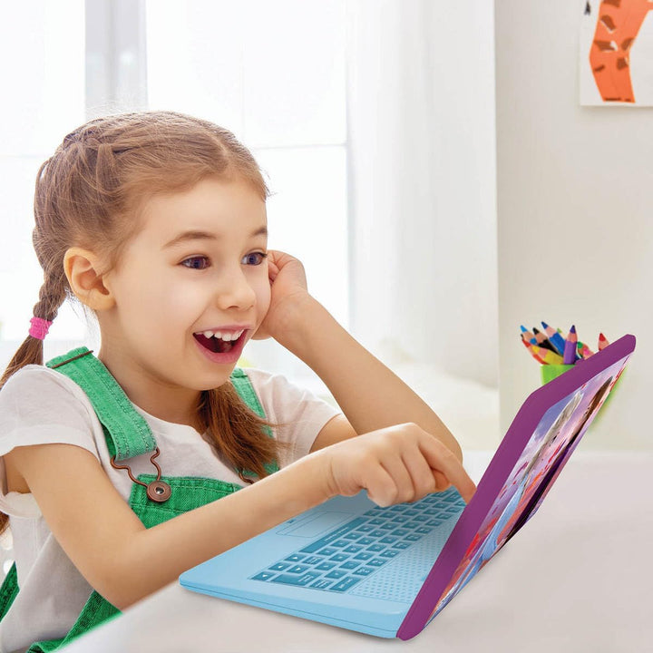 LEXIBOOK - Disney Die Eiskönigin 2 - Pädagogischer und zweisprachiger Laptop Spanisch/Englisch - Spi