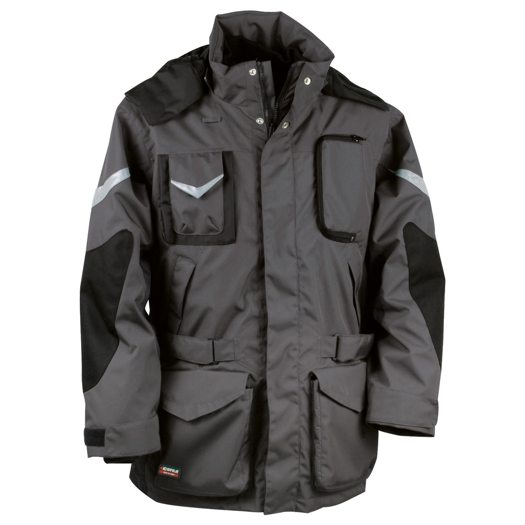 Cofra V006-0-04.Z64 Winterparka "Icestorm", anthrazit/schwarz, 64 ANTHRACITE / BLACK 64, ANTHRACITE