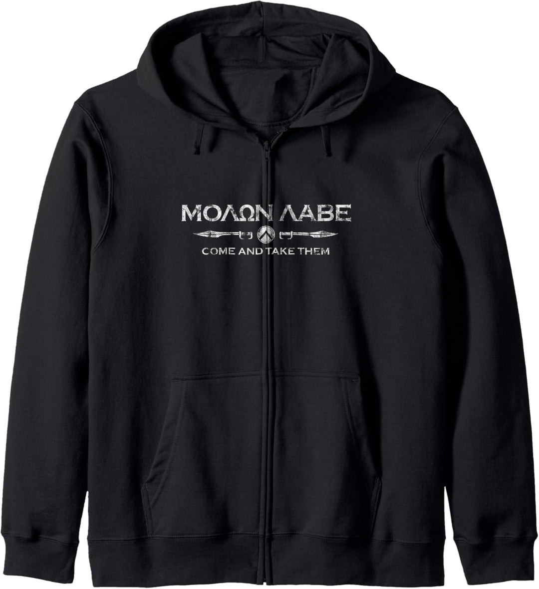 Sparta Gym und Fitness - Molon Labe Kapuzenjacke