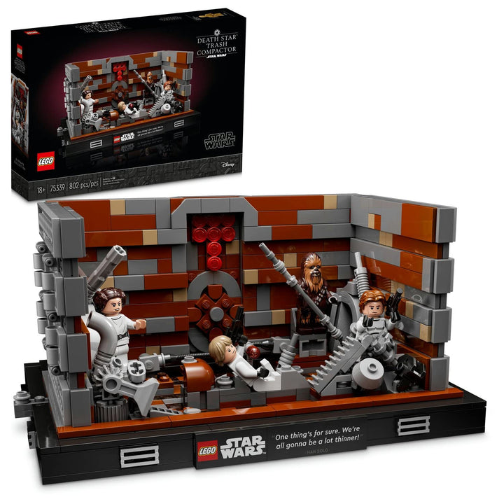 LEGO Star Wars Death Star Trash Compactor Diorama 75339 Bausatz, 802-teilig