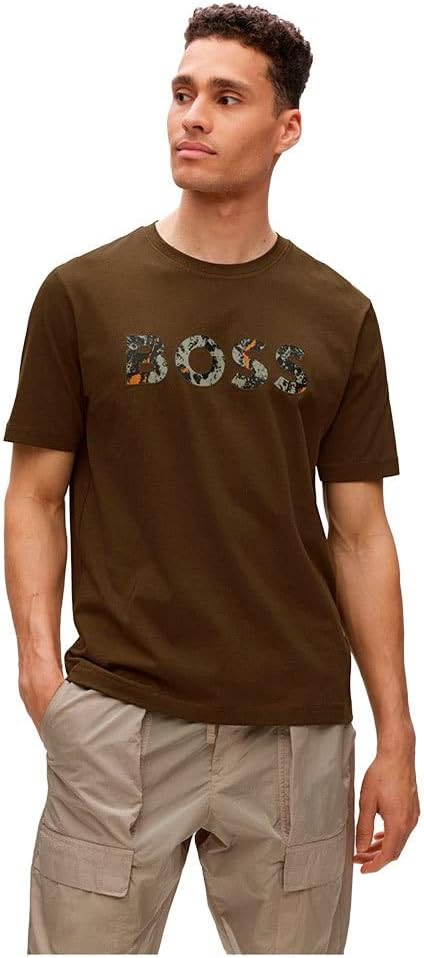 BOSS Herren Shirt L Dark Green, L Dark Green