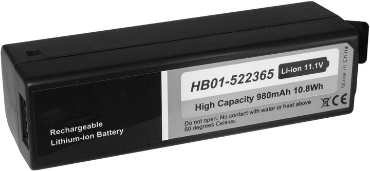 2X Akku (980mAh) + Dual-Ladegerät kompatibel zu HB01-522365 für DJI Osmo (Pro, Raw, Plus, Mobile) /