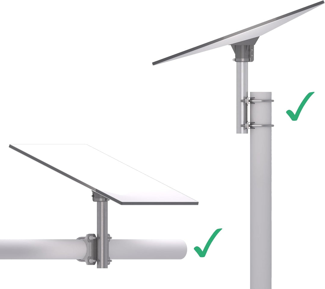 Starlink Standard Gen 3 Masthalterung – Passend für 25–70 mm Masten, U-Bolzen-Montage, Rohradapter i