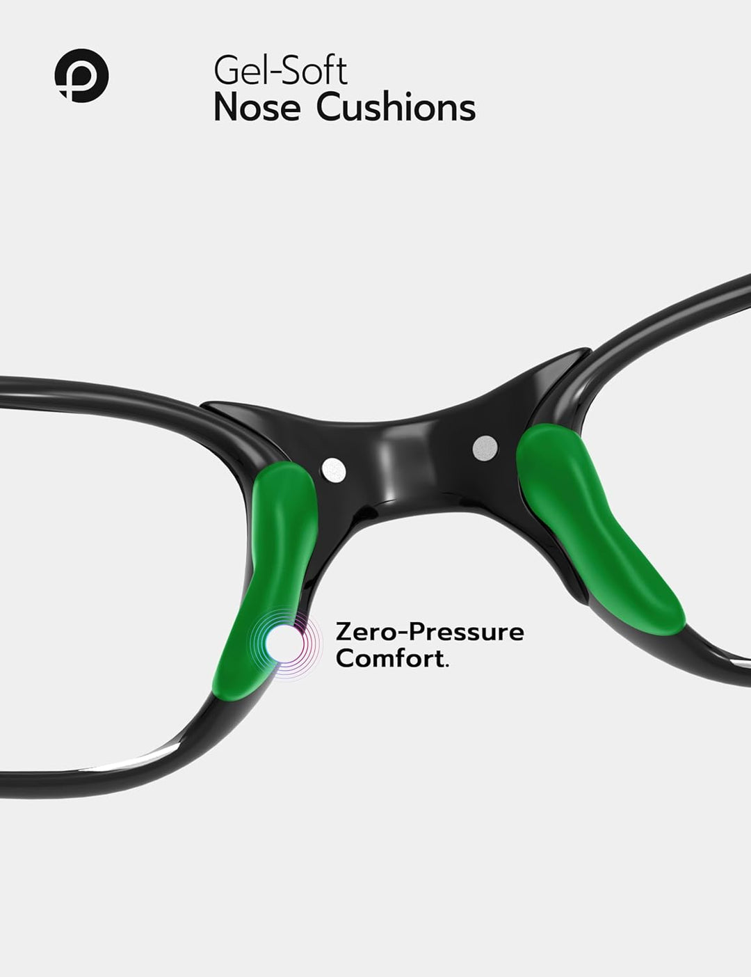 PapaViva Ersatzlinsen & Gummi-Kits für for Oakley Jawbone Vented Dark Green, Dark Green
