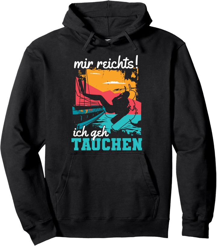 Ich Geh Tauchen Taucher Wasser Meer Korallen Taucherin Pullover Hoodie
