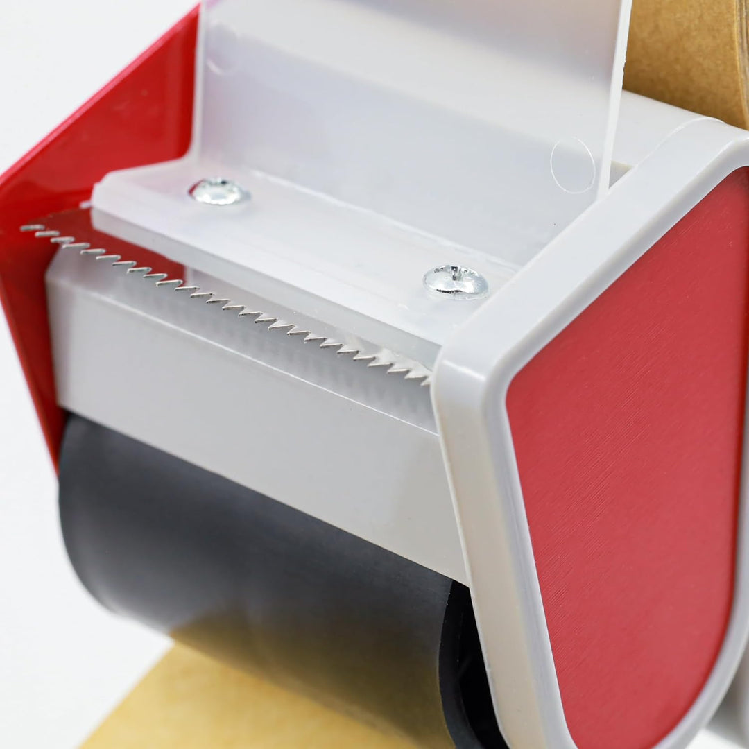Paketbandabroller | Handabroller für Packbänder bis 50mm Breite | Klebebandabroller für Paketklebeba