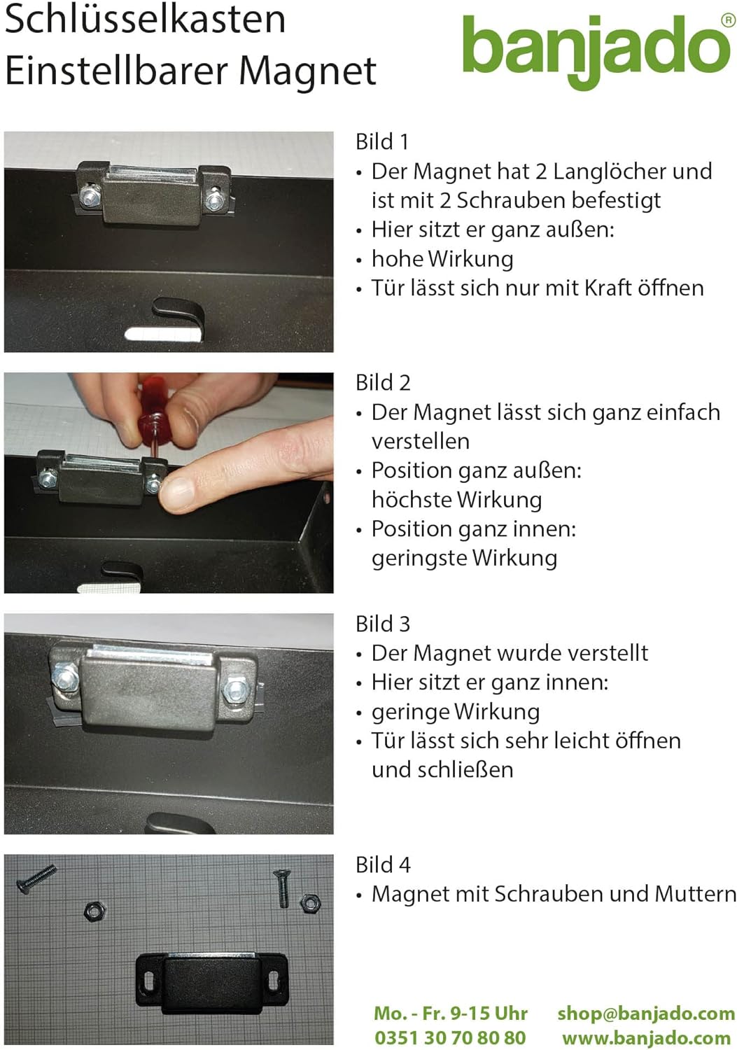 banjado® Design Schlüsselkasten aus Edelstahl mit Motiv Kühe für 10 Schlüssel - Schlüsselschrank zur
