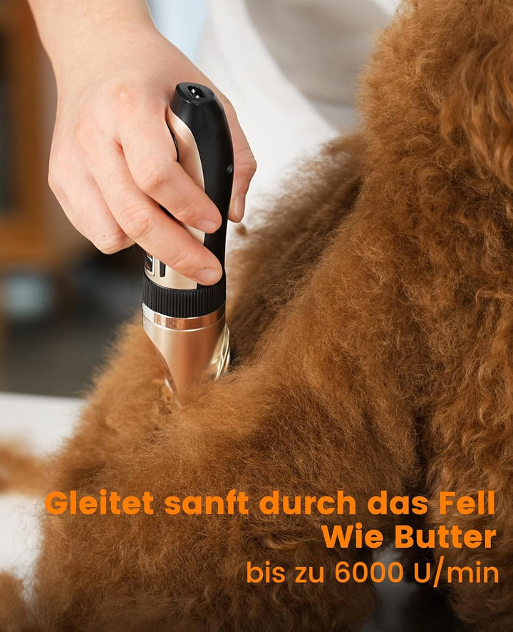 oneisall Hundeschermaschine und Hundepfoten Trimmer Set Leise 2-in-1 Katze Tierhaarschneidemaschine