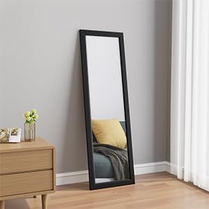 Dripex Wandspiegel 33x119cm Spiegel unbrechbarer Garderobenspiegel Flurspiegel höhenverstellbarer Hä