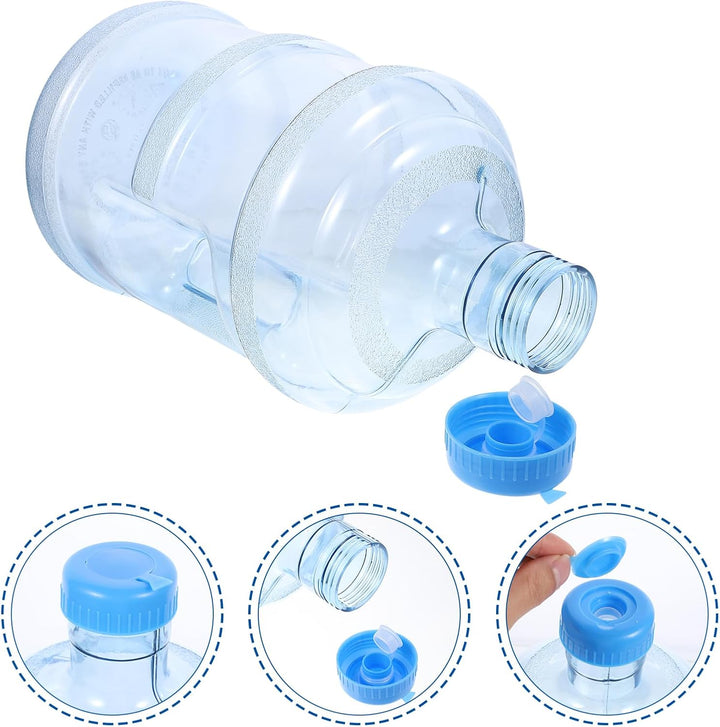 FAVOMOTO 5 Liter Reine Wasserflasche Mineralwasserflasche Portable Eimer mit GriffReine Wasserflasch