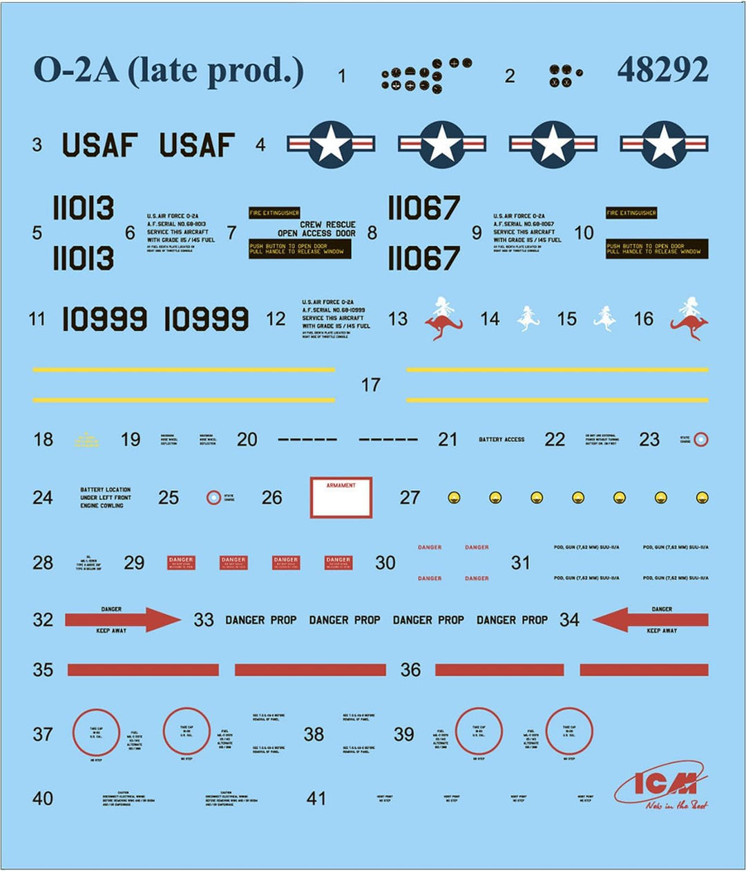 ICM 48292 Modellbausatz, Schwarz