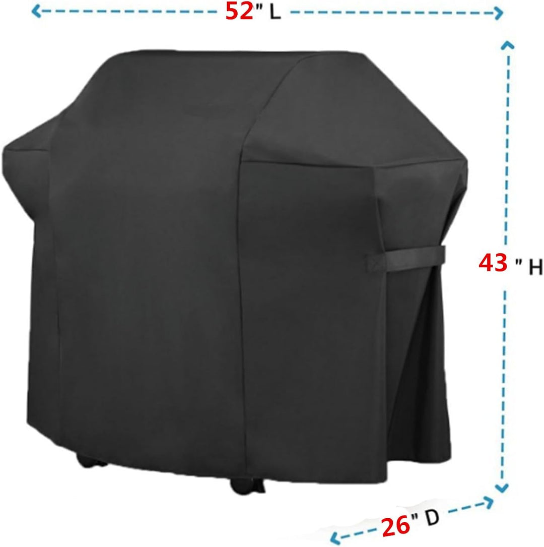 HONGCI Grill Abdeckhaube, 600D Oxford-Gewebe Grillabdeckung Wasserdicht BBQ Cover Schutzhuelle Haube