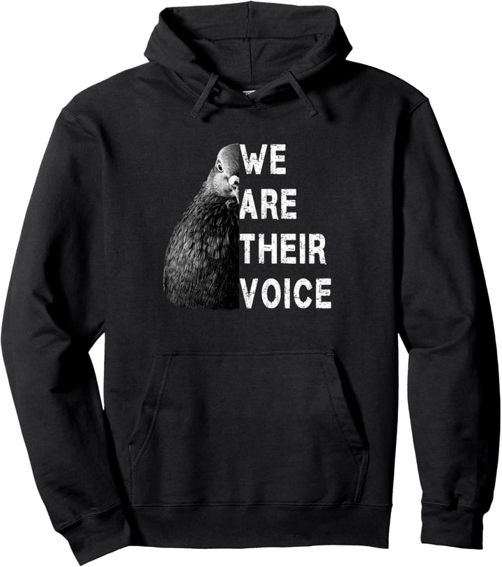 We are their Voice Tierschutz Gegen Taubensport Brieftauben Pullover Hoodie