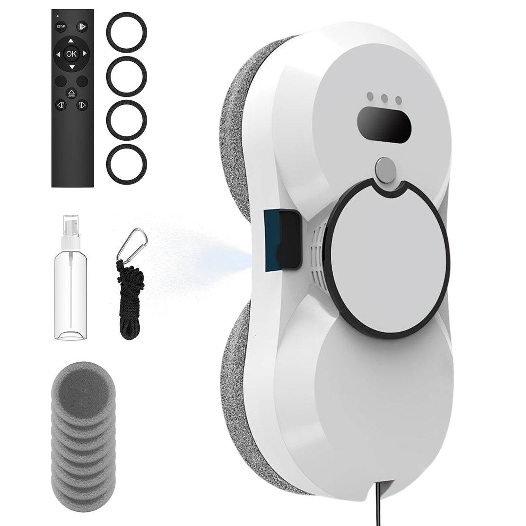 EagerMinds Fensterreinigungsroboter, 5600PA, automatisches Fensterreinigungssystem, für alle glatten