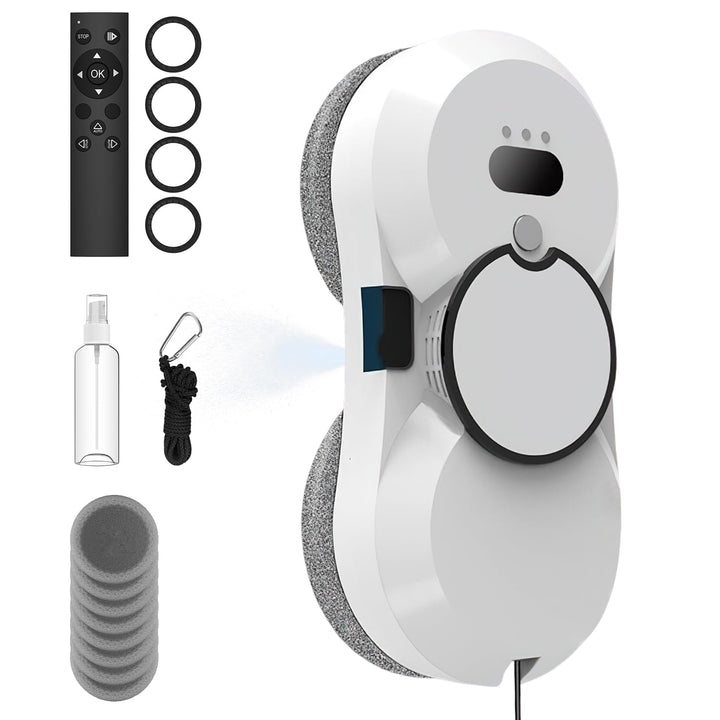 EagerMinds Fensterreinigungsroboter, 5600PA, automatisches Fensterreinigungssystem, für alle glatten