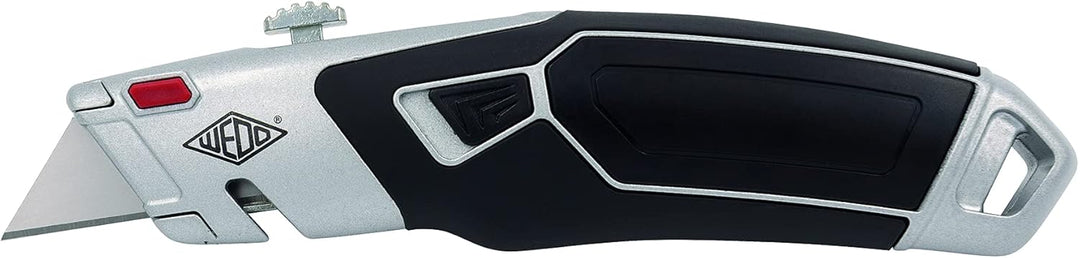WEDO 78851 Cutter PROFI PLUS II, 3-stufige Rasterautomatik, ergonomischer Griff, Klingenaustritt 5-2