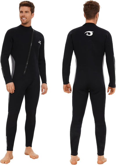 Owntop 5mm Neoprenanzüge für Männer Frauen - Erwachsenen Neopren Taucheranzug, Ganzkörper Wet Suit m
