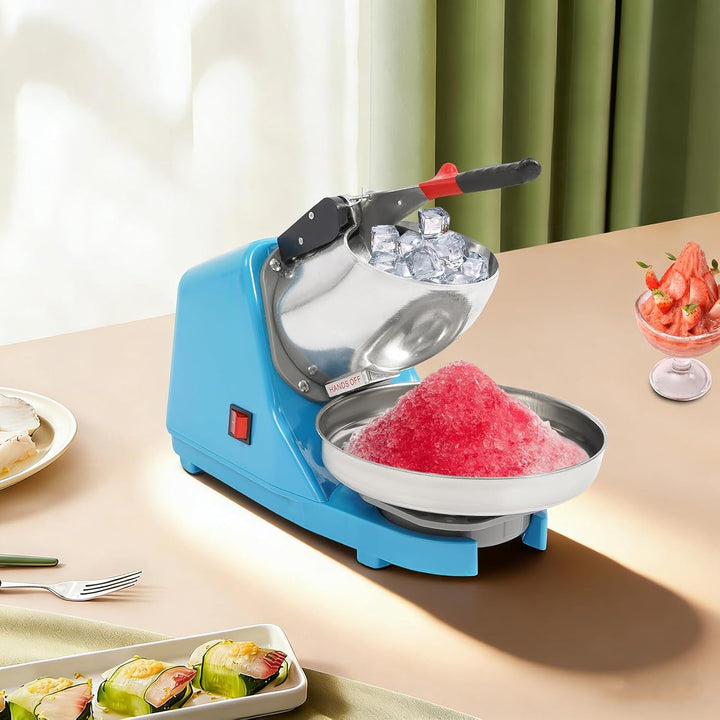 Elektrischer Ice Crusher, Edelstahl Eiszerkleinerer Crusheisbereiter, Kapazität von zerstossenem Eis