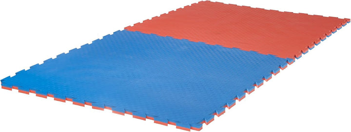 Ju-Sports Puzzlematte Checker 2 cm rot/blau Wendematte
