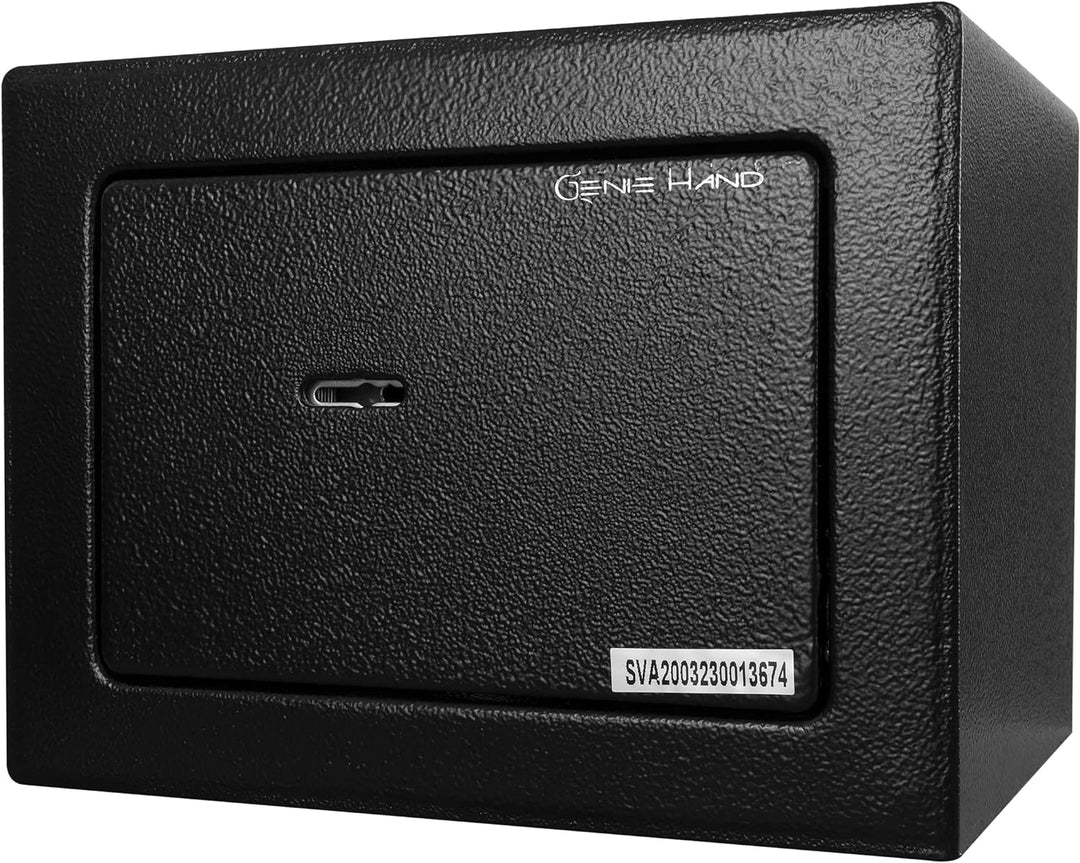 Genie Hand – Mechanische Tresorbox Mini – Doppelbartschloss (Standard), Standard
