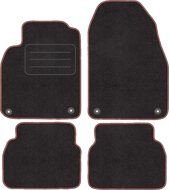 Velour Fussmatten Satz für Saab 9-3 II (2002-2011) - Premium Qualität - 4-teilig - Passgenau