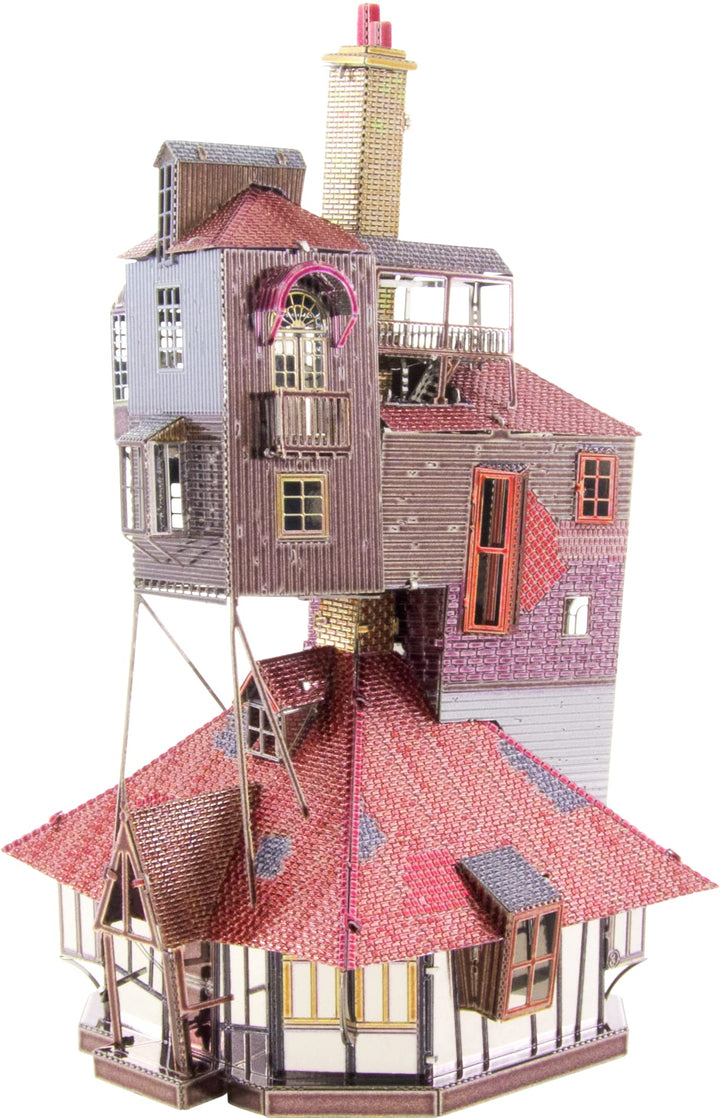 Fascinations MMS476 Metal Earth Metallbausätze - Harry Potter Fuchsbau The Burrow, lasergeschnittene