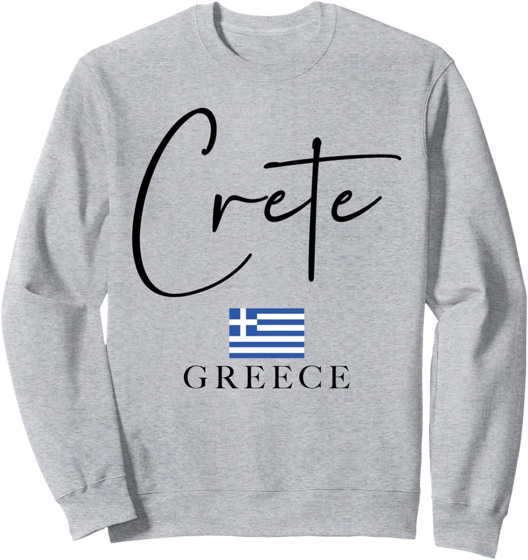 Griechenland-Flagge Urlaub – Insel Kreta Sweatshirt