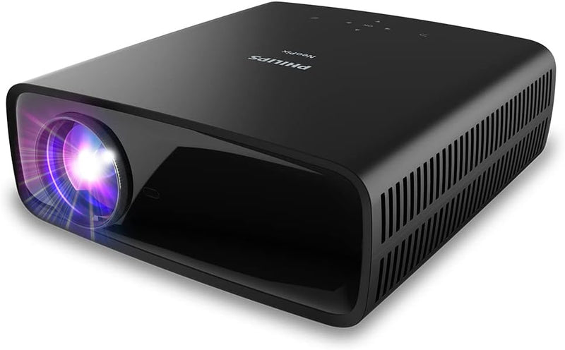 Philips NeoPix 730, True Full HD 1080p Videoprojektor, hoher Kontrast, mehrere Bildkorrekturen für F