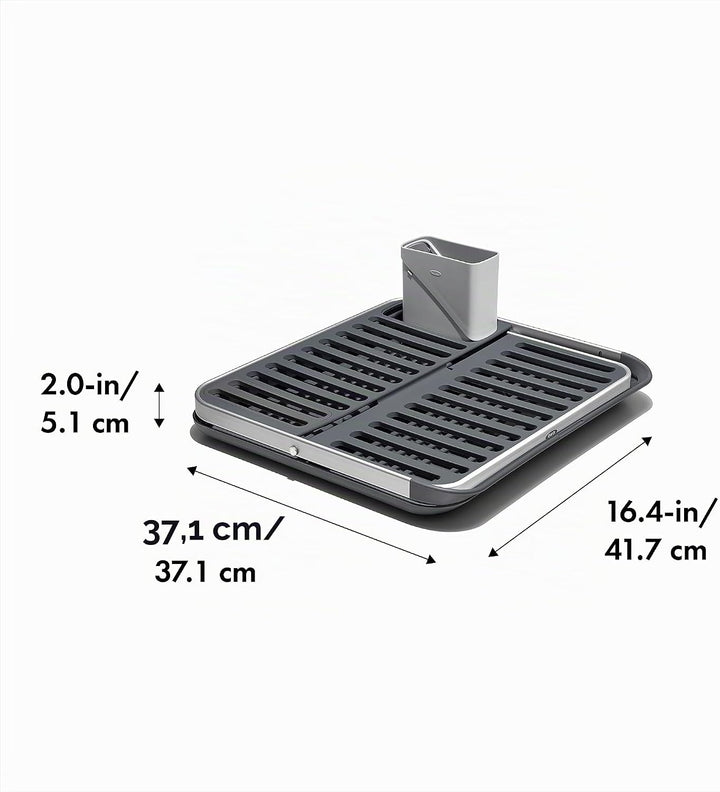 OXO GG FOLDING DISH RACK Aluminium Foldable, Aluminium Foldable