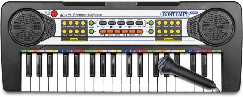 Bontempi 12 3730 Keyboard, Black, 42.5 x 16 x 60 cm