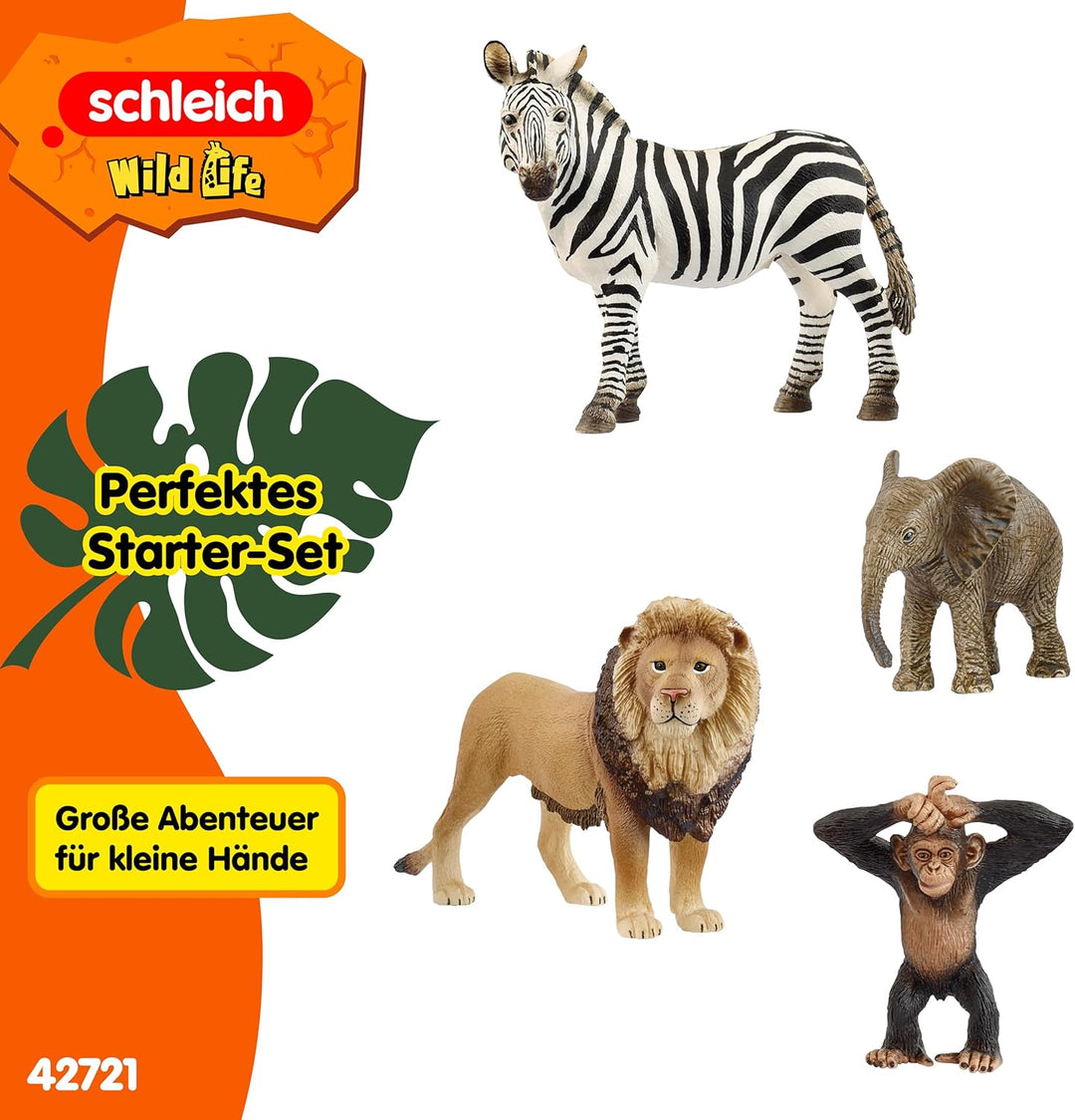 schleich 42736 Wild Life "Afrika" Starter-Set , ab 3 Jahren, WILD LIFE - Spielfigur, 8 x 25 x 19 cm