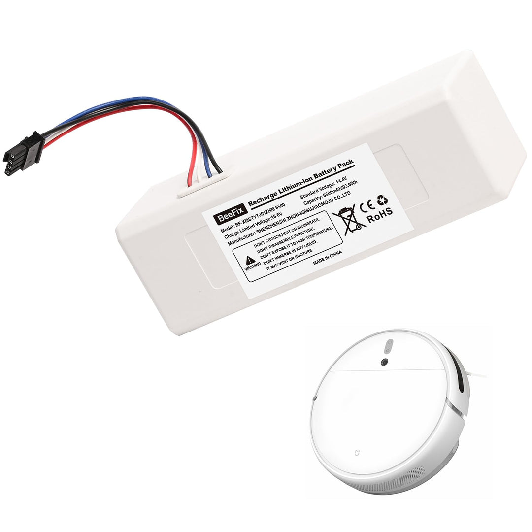 6500mAh Ersatzakku für Xiaomi Mijia 1C STYTJ01ZHM 14.4V Li-ion Akku Batterie Staubsauger Robotic Vac
