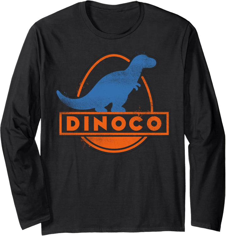 Disney Pixar Cars Iconic DINOCO Gas Station Logo Langarmshirt