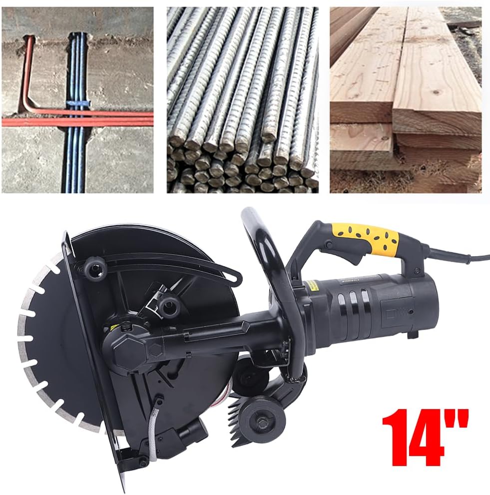 Mauerschlitzfräse 2800 W, 355 mm, 20–120 mm, Nass- und Trockenschnitt | 2800-W-Motor, 4600 U/min, 20