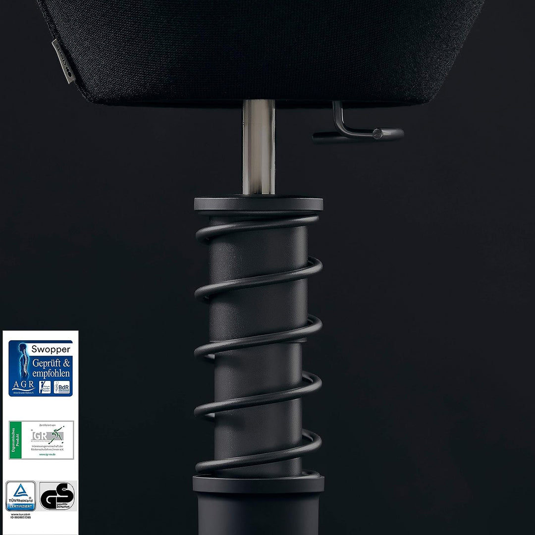 aeris Swopper – Ergonomischer Hocker – Bürohocker höhenverstellbar – Vielseitiger Sitzhocker für ein