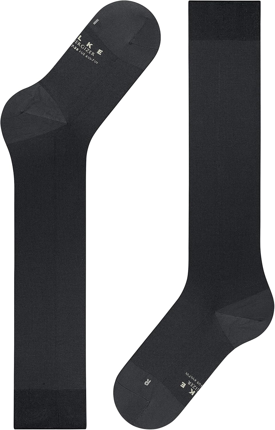 FALKE Kniestrümpfe Energizer 37-38 Schwarz Black 3009 - Wadenumfang W1, 37-38 Schwarz Black 3009 - W