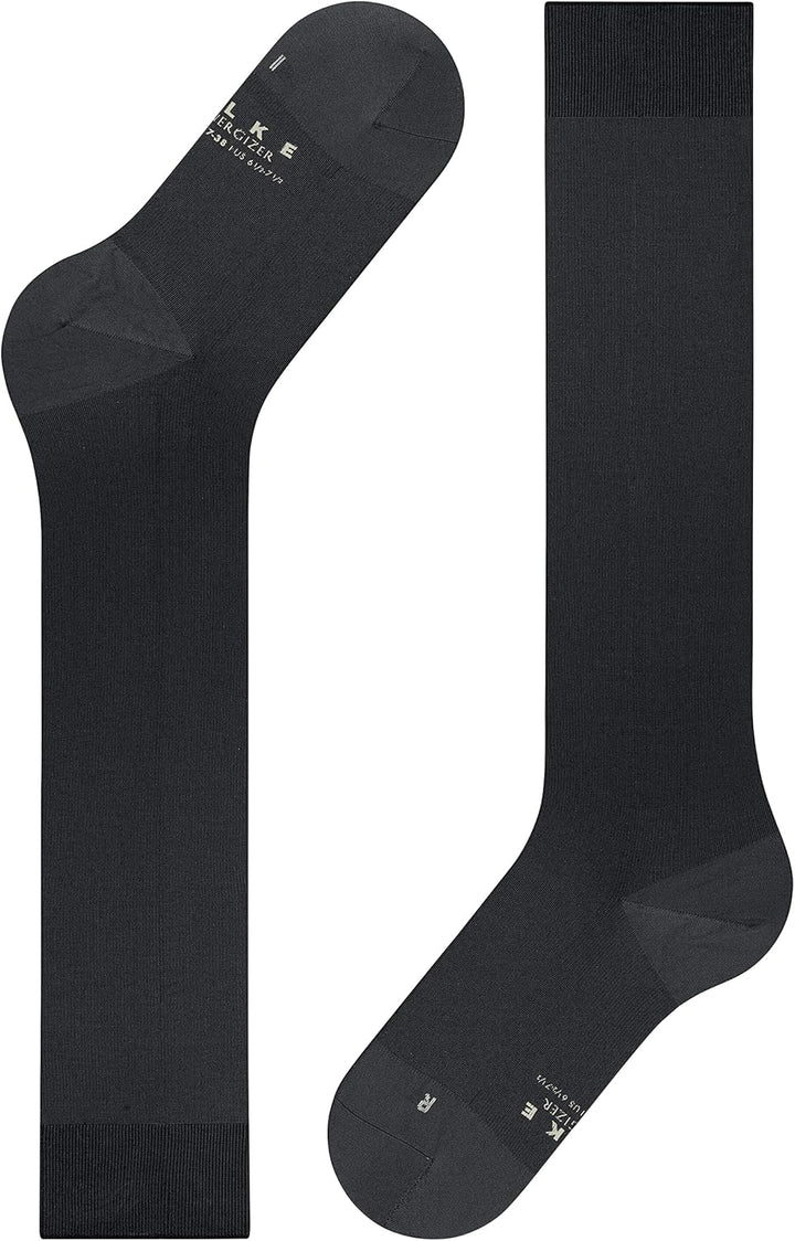 FALKE Kniestrümpfe Energizer 37-38 Schwarz Black 3009 - Wadenumfang W1, 37-38 Schwarz Black 3009 - W